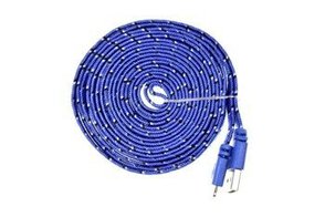 Kabel USB-Lighting 3m nylon płaski niebieski S2368501N