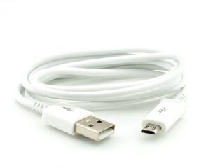 Kabel USB-micro USB 1m biały S2046901