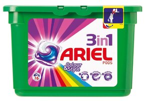 Kapsułki do prania Ariel 3w1 Kolor 16szt