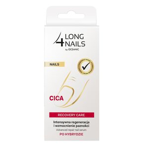 Long 4 Lashes Nails Serum do paznokci CICA Intensywna regeneracja i wzmocnienie paznokci po hybrydzie 10 ml