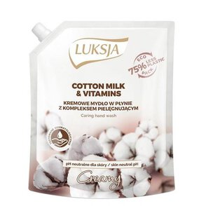  Luksja Creamy Cotton Milk & Vitamins Mydło w płynie 900ml