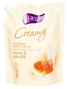 Mydło w płynie Luksja Creamy Honey & Oat Milk 900ml zapas