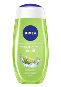 Nivea, Lemongrass & Oil, Pielęgnujący żel pod prysznic z perełkami olejku