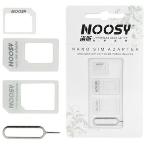 Adapter SIM nano micro Noosy + kluczyk SIM