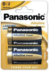 Panasonic Alkaline Power LR20 / D Baterie alkaliczne 2 sztuki