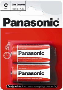 Panasonic R14 / C Bateria cynkowo-węglowa 2 sztuki