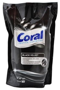 Płyn do prania Coral Black Velvet 1,5l zapas
