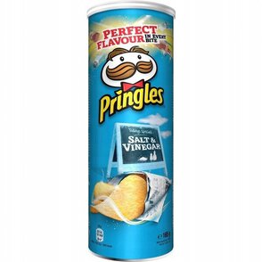 Pringles Salt & Vinegar Chipsy w tubie 165 g