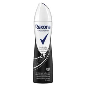  Rexona Invisible On Black+White Clothes Antyperspirant w spray 150ml