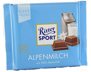 Ritter Sport Czekolada Alpenmilch 100g 
