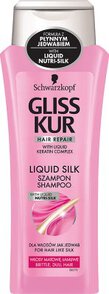 Schwarzkopf Gliss Kur Hair Repair Liquid Silk szampon do włosów matowych, łamliwych 250 ml
