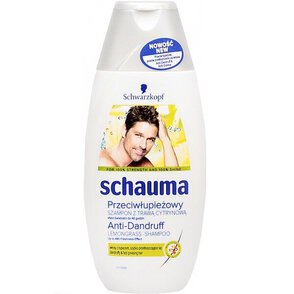 Schwarzkopf Schauma Anti-Dandruff Lemongrass szampon do włosów z łupieżem, szybko przetłuszczających się 250 ml