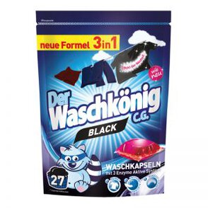 Waschkönig 27 prań kapsułki 3w1 Black