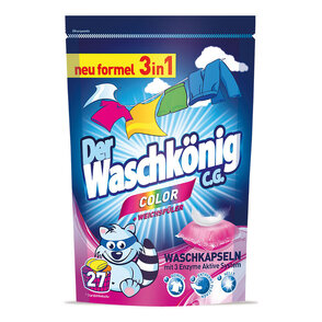 Waschkönig 27 prań kapsułki 3w1 Kolor
