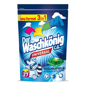Waschkönig 27 prań kapsułki 3w1 Uniwersal