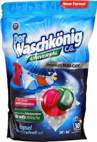 Waschkönig Kapsułki Duo-Caps Uniwersalne 30 prań