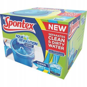 Wiadro i mop obrotowy Spontex Aqua Revolution