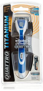 Wilkinson Sword Quattro Titanium Energy Maszynka +1 wkład+bateria