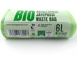 Worki na śmieci biodegradowalne 6l/30szt BioBag