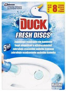 Żelowy krążek do toalety o zapachu morskim Duck Fresh Discs Marine 6szt / 36ml