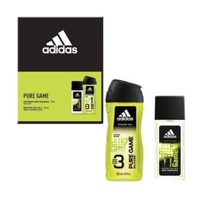 Zestaw Adidas Pure Game Żel Pod Prysznic 250ml + Dezodorant w sprayu 75ml