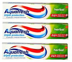 Zestaw Aquafresh pasta do zębów Herbal 3 x 100ml  
