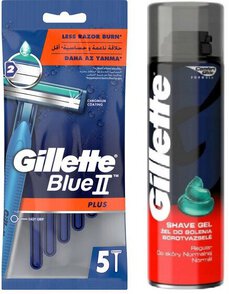Zestaw Gillette Żel do golenia + Maszynki Jednorazowe