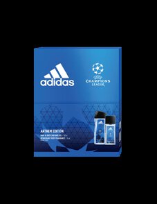 Zestaw prezentowy Adidas Uefa Anthem Edition dezodorant w sprayu 75 ml + żel pod prysznic 250 ml
