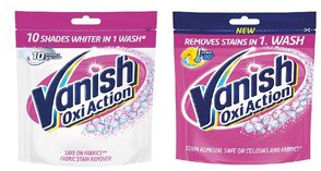 Zestaw Vanissh Oxi action Odplamiacz do tkanin