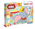 Puzzle Supercolor Maxi 24 el. Dumbo Clementoni